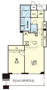 MJR熊本ザ・タワー【707号室】の間取り