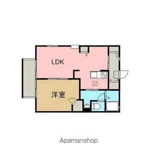 エクセル弐番館【1階】の間取り