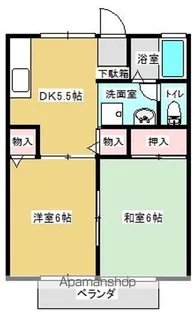 ヴィラ・セジュール【2階】の間取り