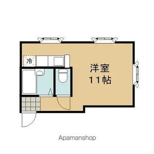 フローレス北山【2階】の間取り