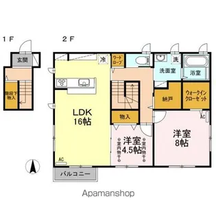 XEVOR【2階】の間取り
