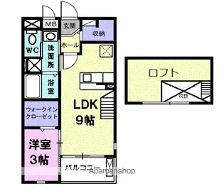 アルベログラン21【2階】の間取り