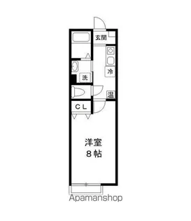 コンフォール蘇我【206号室号室】の間取り