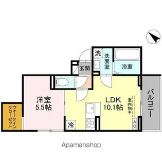 メルヴェーユ【3階】の間取り