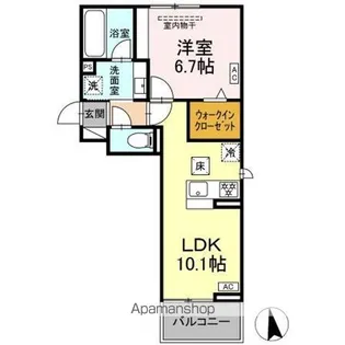 VERITE【1階】の間取り