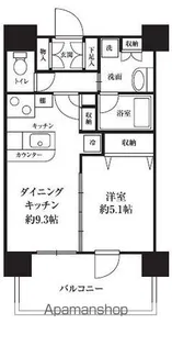 HF西新宿レジデンスEAST【8階】の間取り