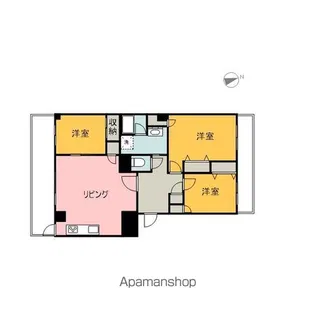 OC RESIDENCE R DESHIO【302号室】の間取り