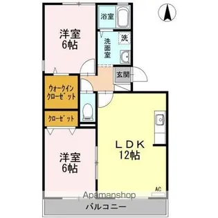 ビッグベアハイツⅡ【3階】の間取り