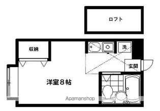 旭ヶ丘コンパウンド【203号室】の間取り
