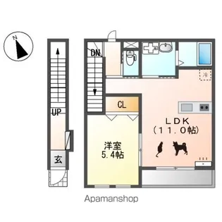 ヴァルム【2階】の間取り