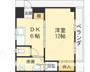 クボタハイツ【3階】の間取り