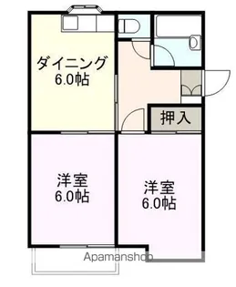 アーバン深川【102号室】の間取り