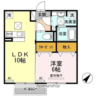 グランルミエール高砂【1階】の間取り
