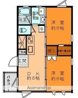 エステート南砂町【3階】の間取り