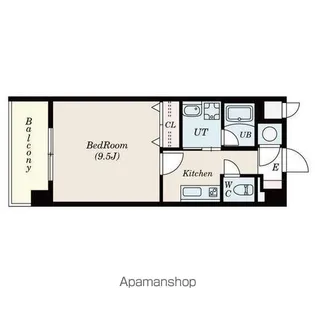 CASTLE HILLS 柳ケ瀬【3階】の間取り