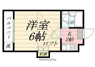 ブルーハイム駒岡【3階】の間取り