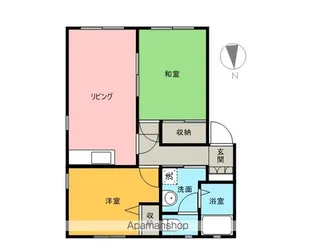 プラムコート桜木A棟【202号室】の間取り