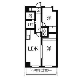ユイマールT&T【2階】の間取り
