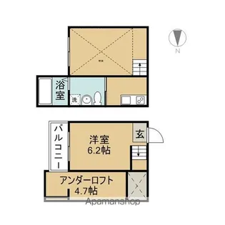ステラ川西(ステラカワニシ)【1階】の間取り