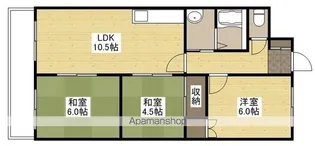 コーポサンシャイン【3階】の間取り
