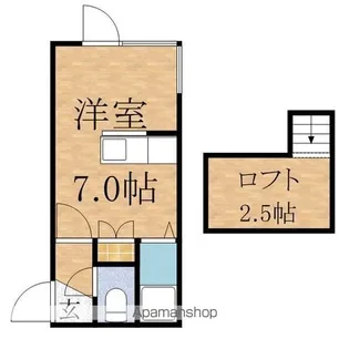 マリオンコートひばりが丘【205号室】の間取り