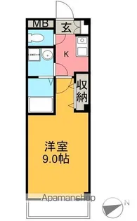 ユースハイムマルユウ【3階】の間取り