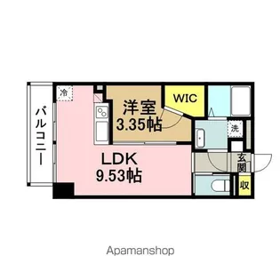 レジデンシャルヒルズヴィラスタイル【6階】の間取り