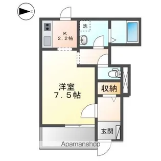フェリーチェ【101号室】の間取り