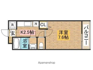 シュライク2000【207号室】の間取り