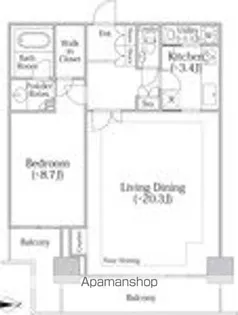 河田町ガーデン クラブフロア【35階】の間取り