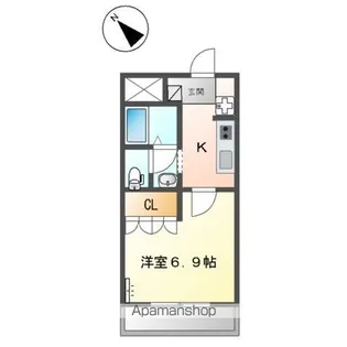 グランディール和志山【1階】の間取り