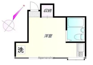 1Kの間取り画像