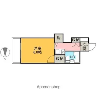 グランデール横川【8階】の間取り