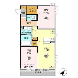 本郷の杜 オーカ【301号室】の間取り