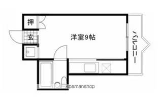 メゾンシンセイ【1階】の間取り