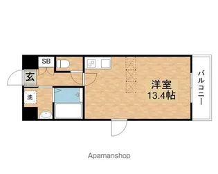 グランラヴィーヌ【708号室】の間取り