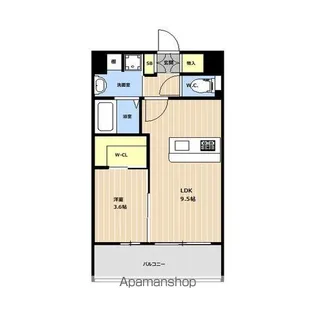 VALENTIA西公園【503号室】の間取り