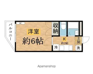 サウザントハウスⅢ【3階】の間取り