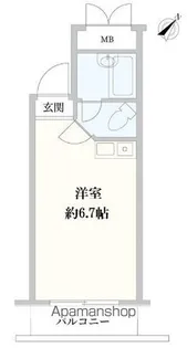 東京都渋谷区代々木5丁目【マンション】の間取り