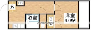 シルクハイツ【2階】の間取り