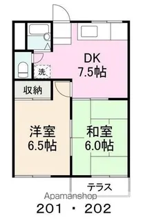 グレースハイム【2階】の間取り