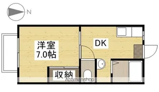グリーンヒルズ C棟【1-3号室】の間取り