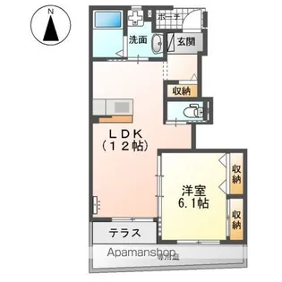 ユニヴァリィ レオ【103号室】の間取り