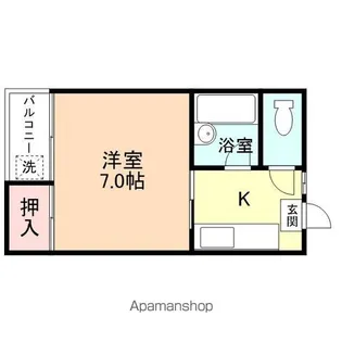 ボルファートB・B【205号室】の間取り