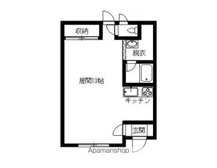 マンション高森A【12号室】の間取り
