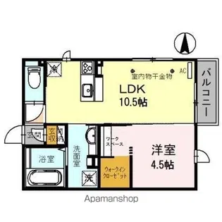 ALLOGGIO(アロッジョ)【2階】の間取り