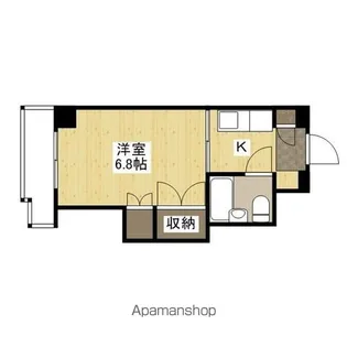 坪田ビル【3階】の間取り