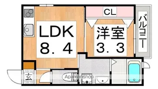 岩伸リバーコート住吉【2階】の間取り