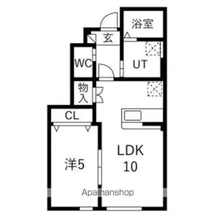 LOU LOU A【1階】の間取り