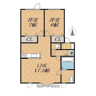 ユトリロ5【2階】の間取り